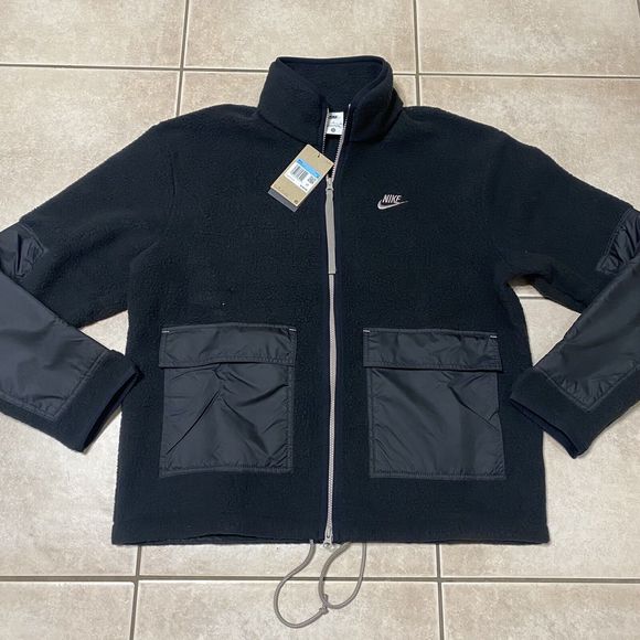 Nike Other - $150 NEW Nike Sportswear Essentials+ Men's M Fleece Full-Zip Jacket Sherpa Golf